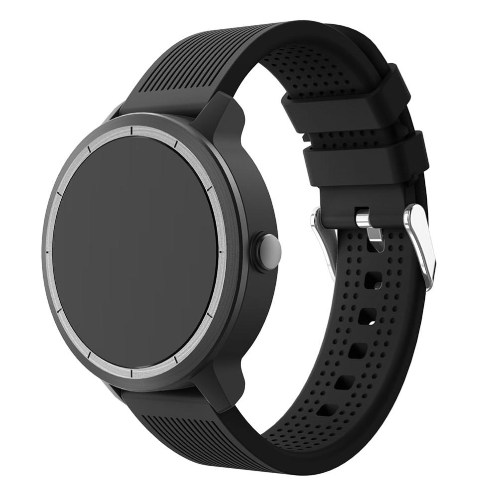 Correa de silicona para Garmin Vivoactive 3, Negro