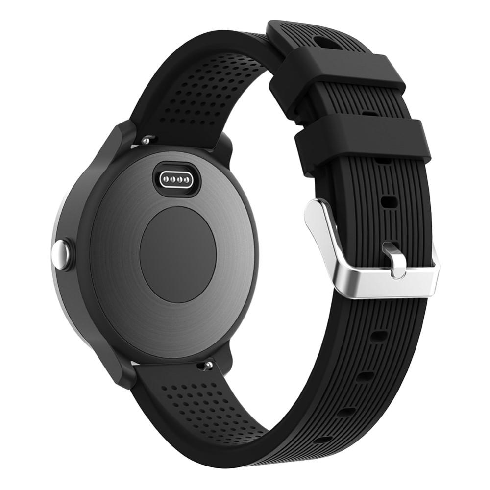 Correa de silicona para Garmin Vivoactive 3, Negro