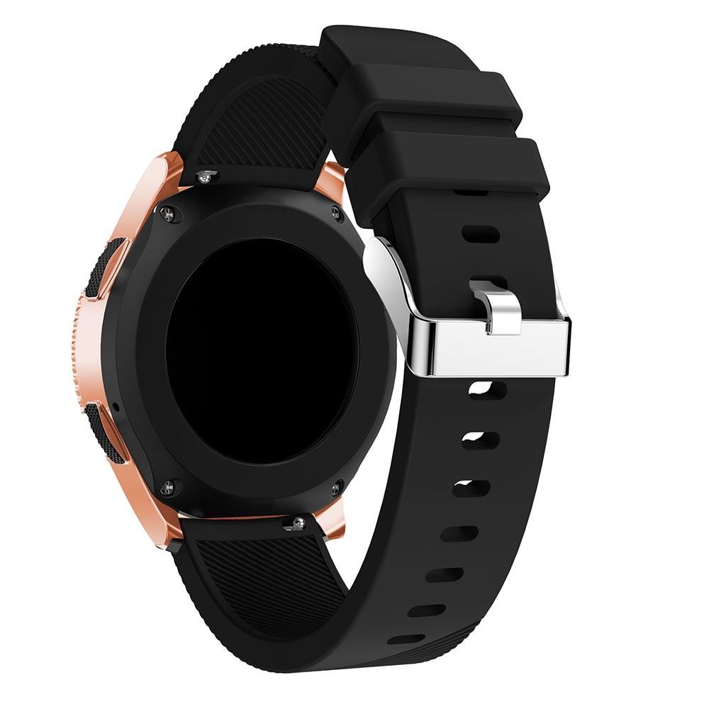 Correa de silicona para Samsung Galaxy Watch 42mm, Negro