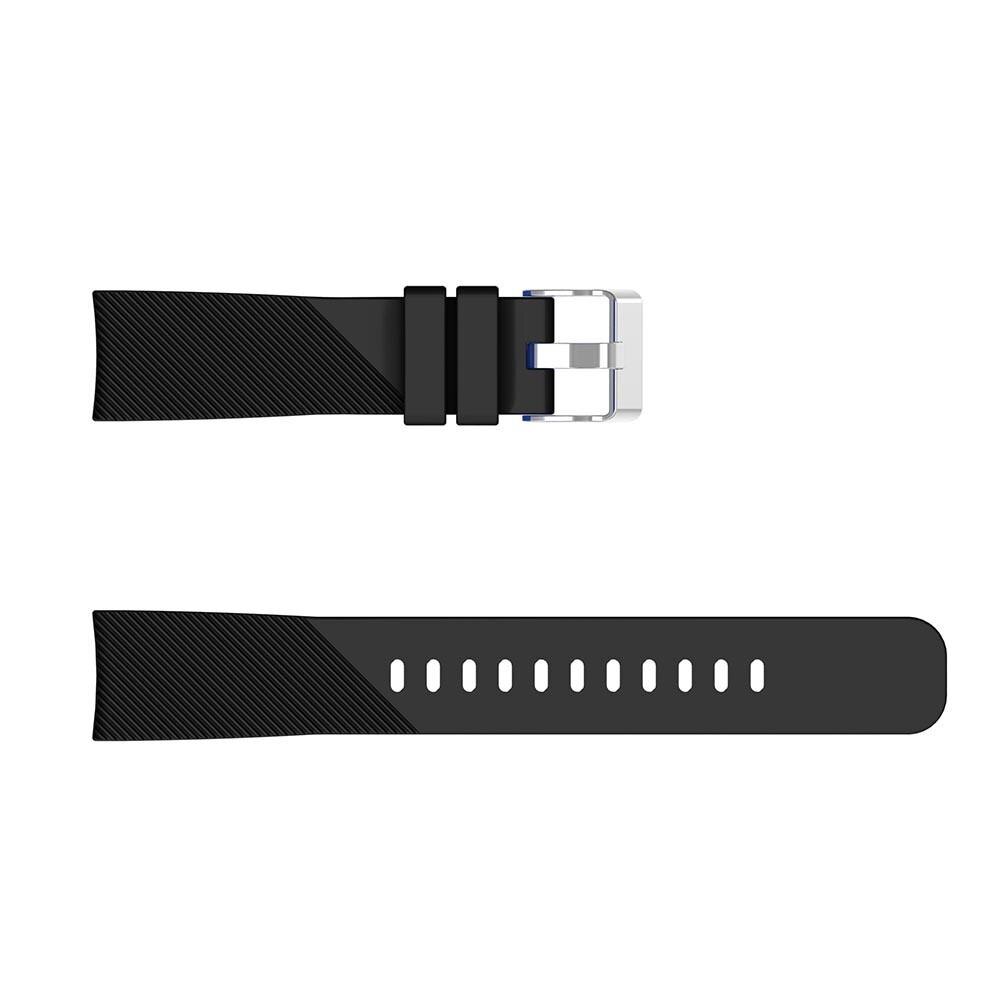 Correa de silicona para Samsung Galaxy Watch 42mm, Negro