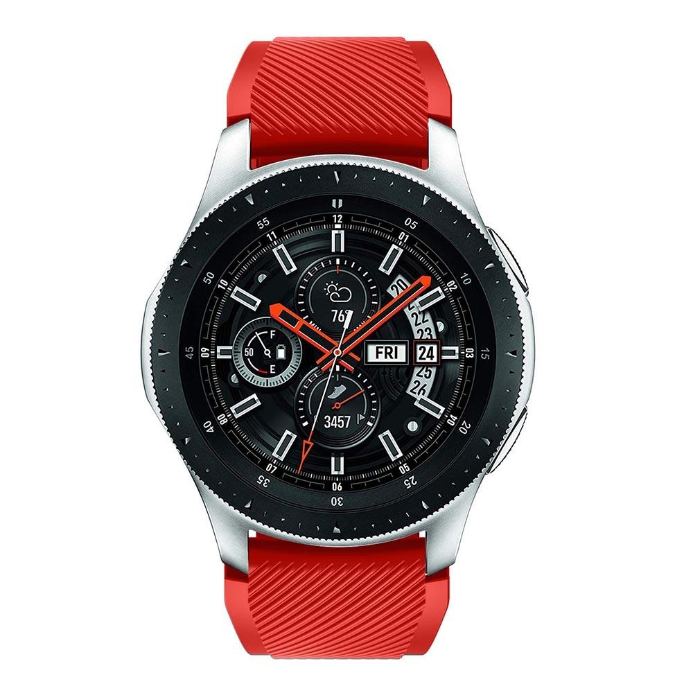 Correa de silicona para Samsung Galaxy Watch 46mm, rojo