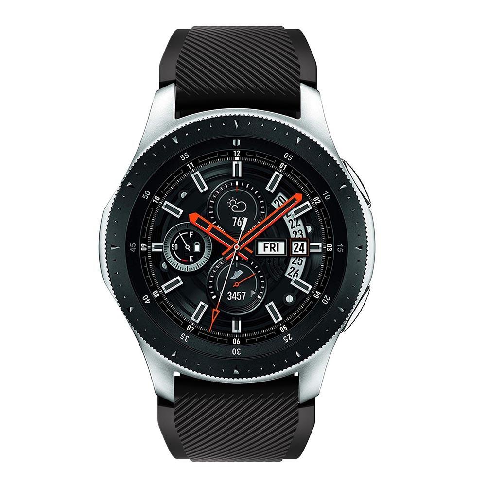 Correa de silicona para Samsung Galaxy Watch 46mm, negro