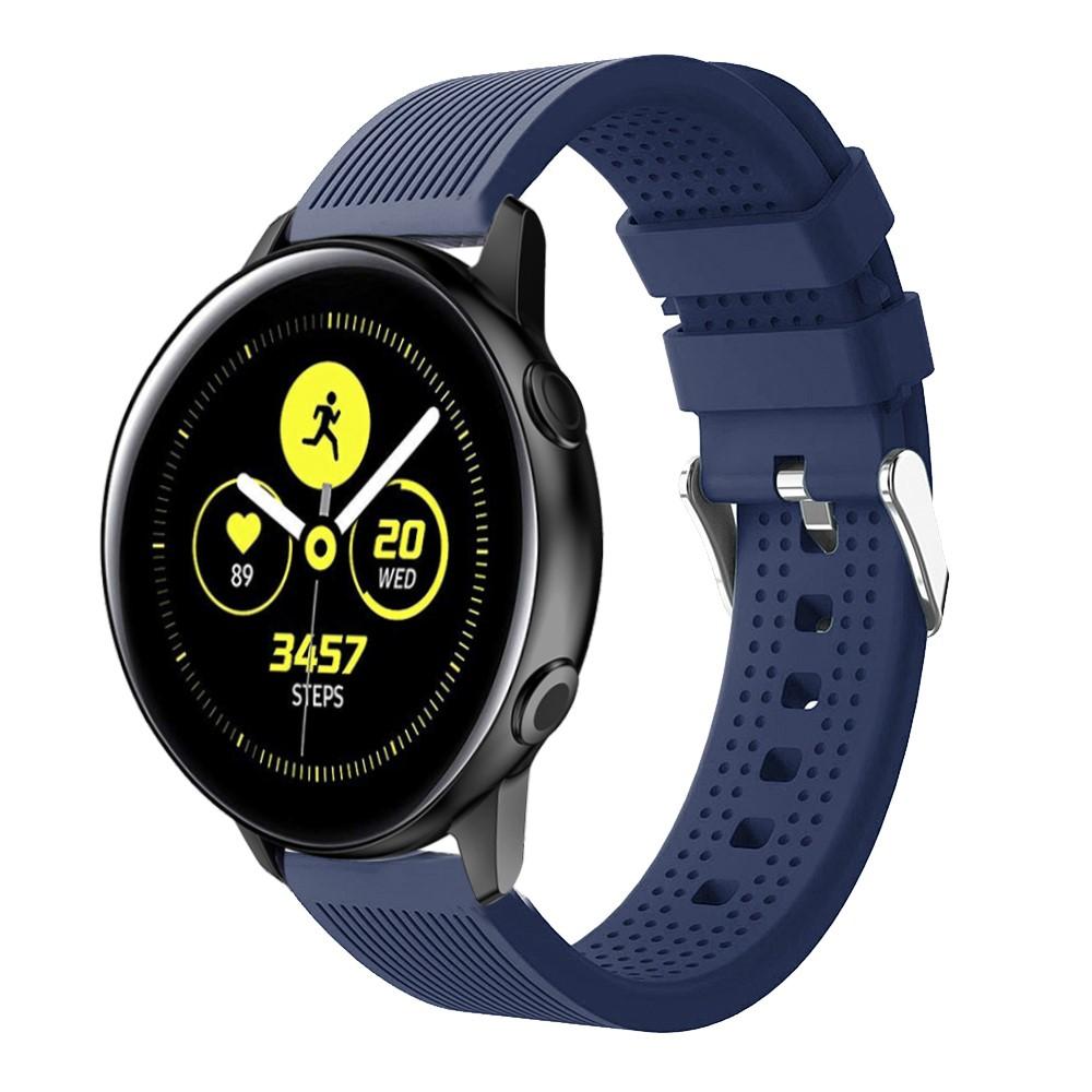 Correa de silicona para Samsung Galaxy Watch 42mm/Watch Active, azul