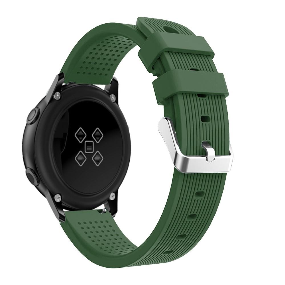 Correa de silicona para Samsung Galaxy Watch 42mm/Watch Active, verde