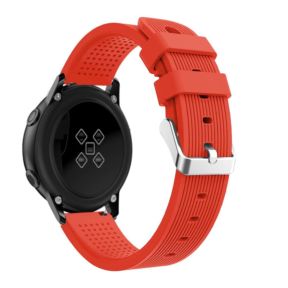Correa de silicona para Samsung Galaxy Watch 42mm/Watch Active, rojo