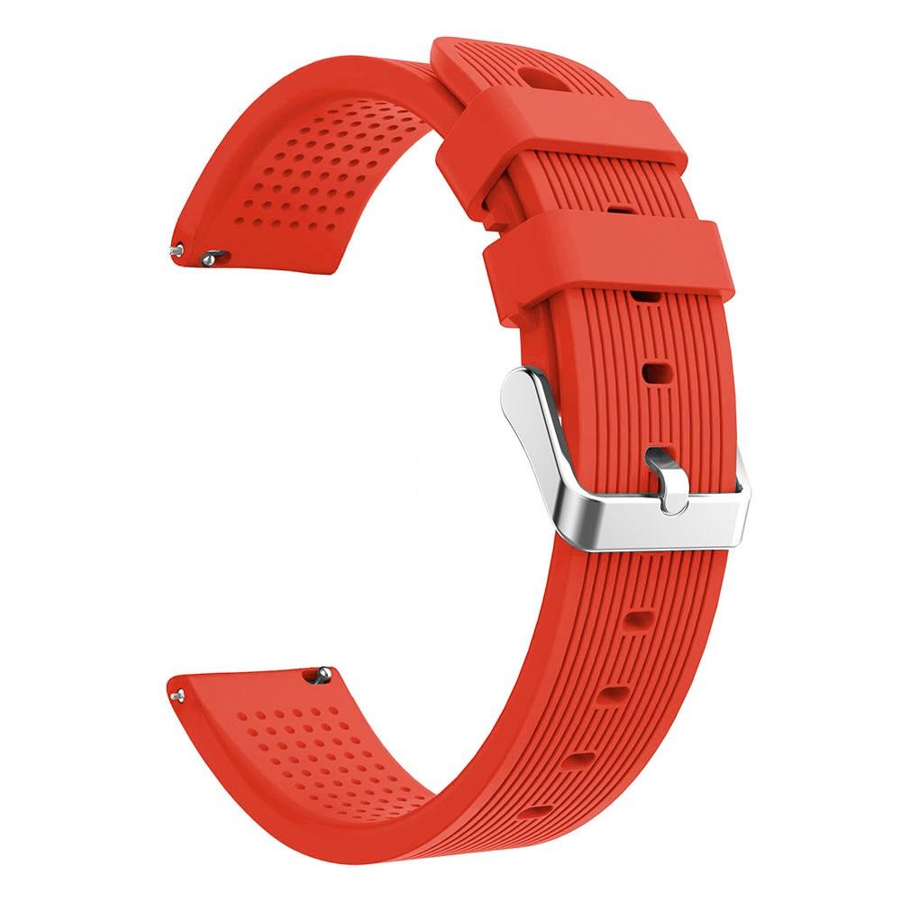 Correa de silicona para Samsung Galaxy Watch 42mm/Watch Active, rojo