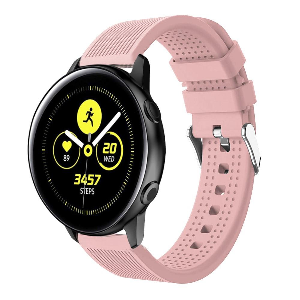 Correa de silicona para Samsung Galaxy Watch Active, rosado