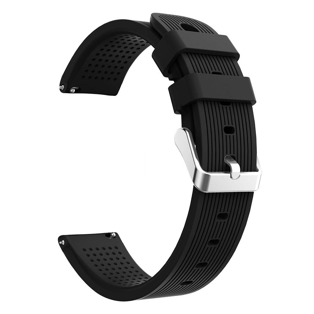 Correa de silicona para Samsung Galaxy Watch Active, Negro