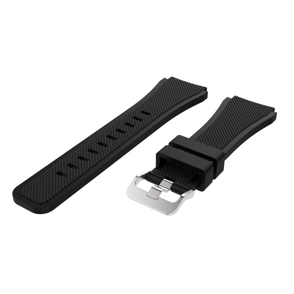 Correa de silicona para Samsung Gear S3 Frontier, Negro