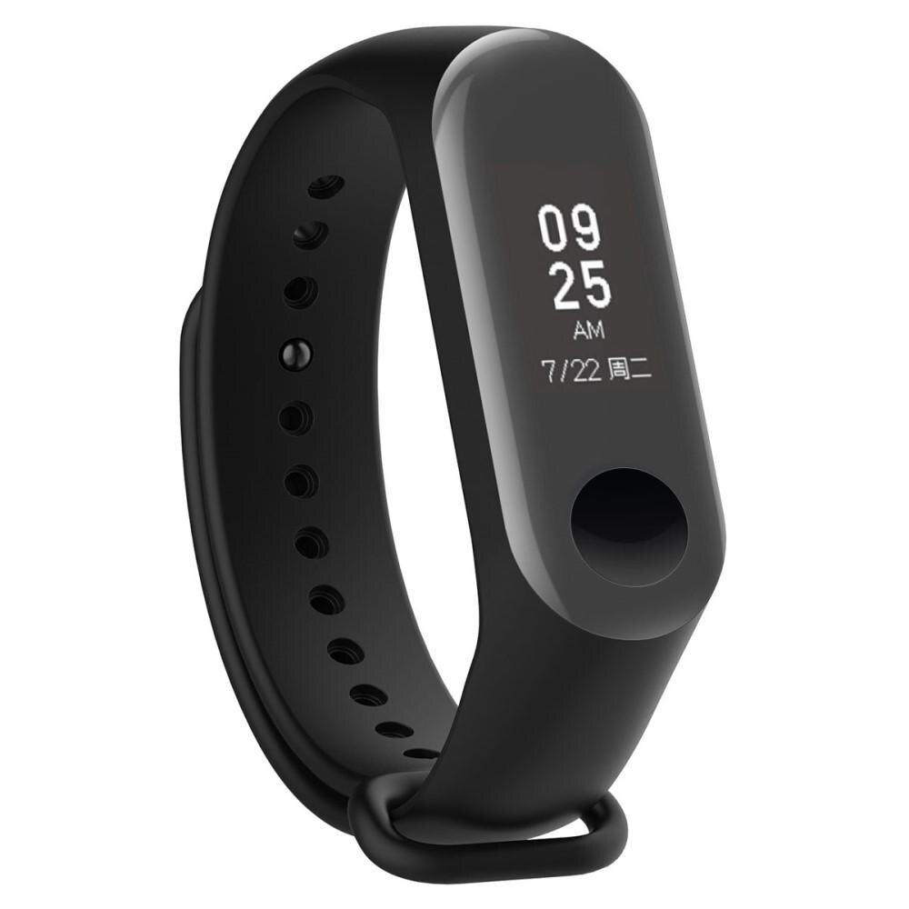 Correa de silicona para Xiaomi Mi Band 2, Negro