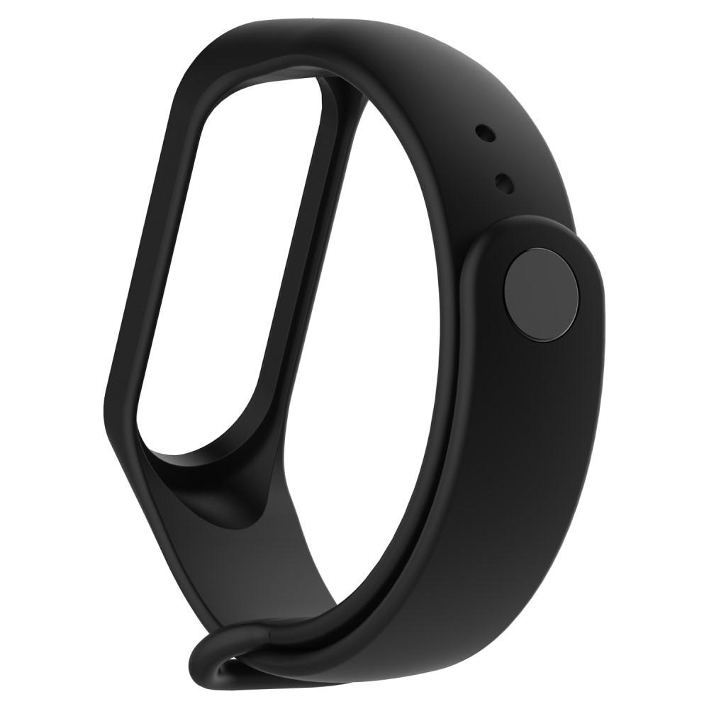 Correa de silicona para Xiaomi Mi Band 3/4, negro