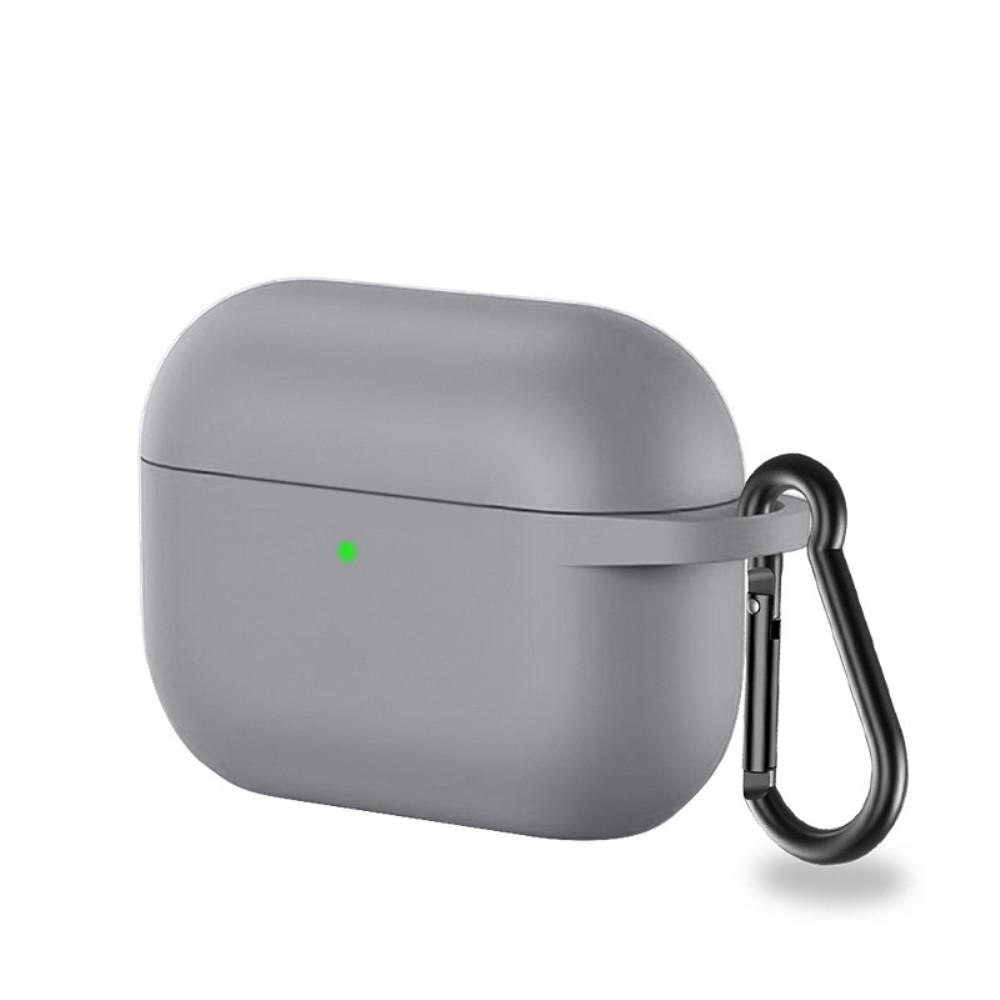 Funda de silicona con mosquetón   Gris