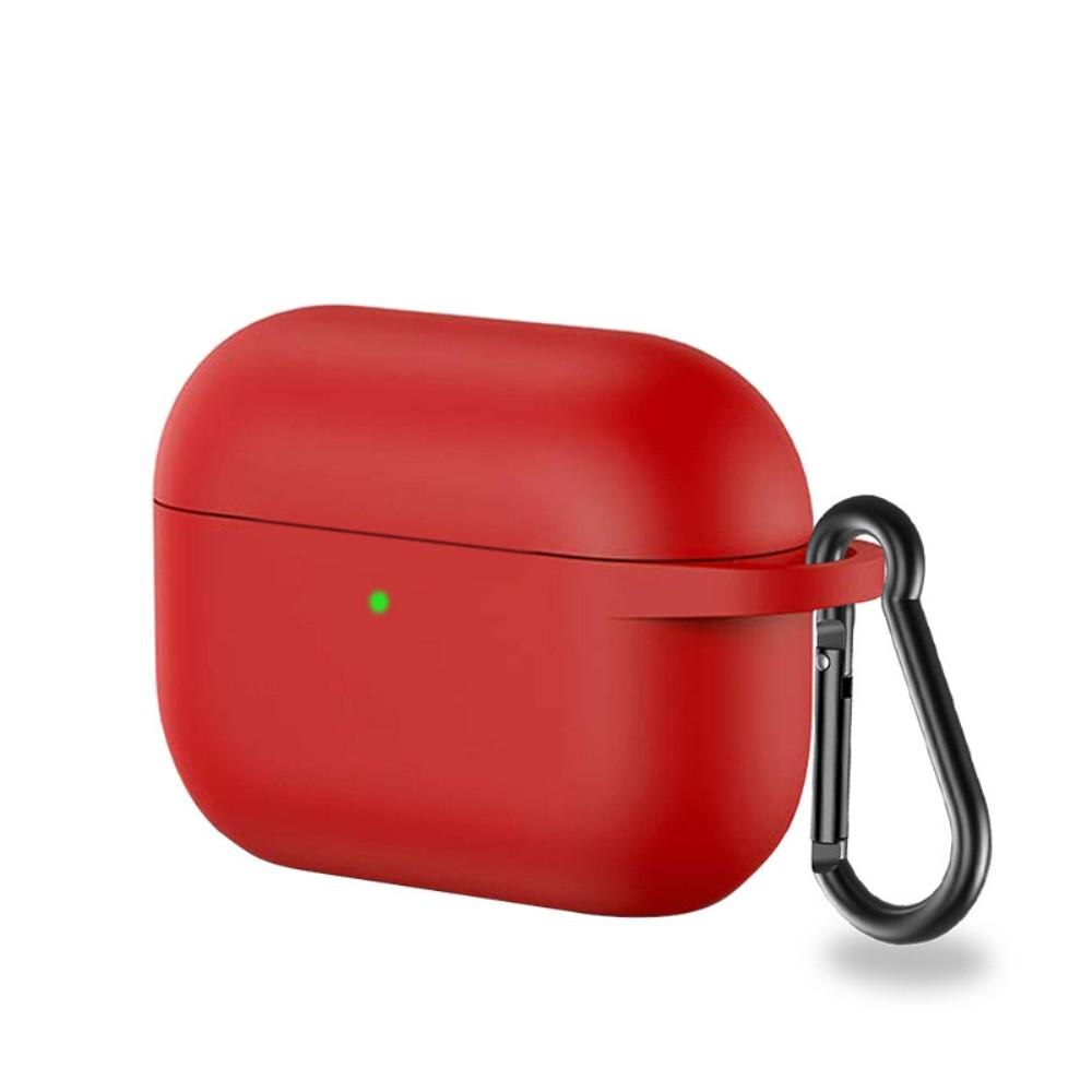 Funda de silicona con mosquetón AirPods Pro Rojo