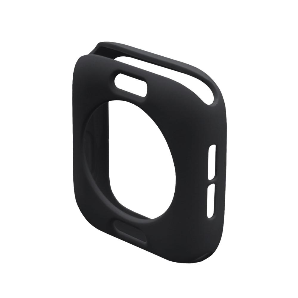 Funda de silicona Apple Watch SE 44mm negro