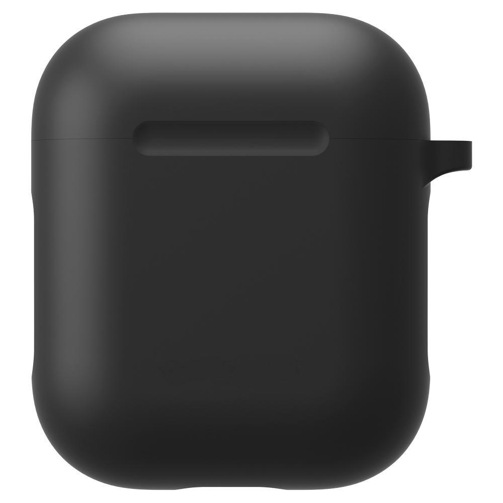 Funda de silicona con mosquetón AirPods Negro