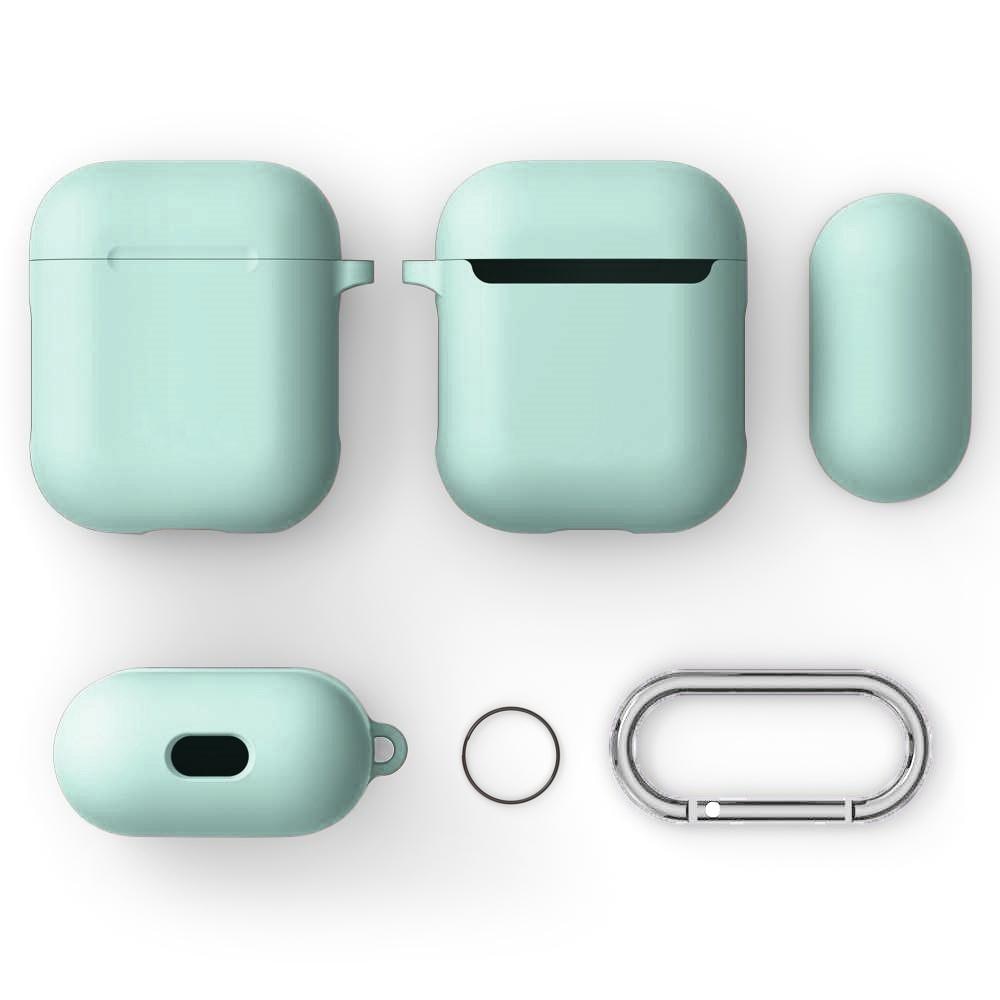 Funda de silicona con mosquetón AirPods Azul