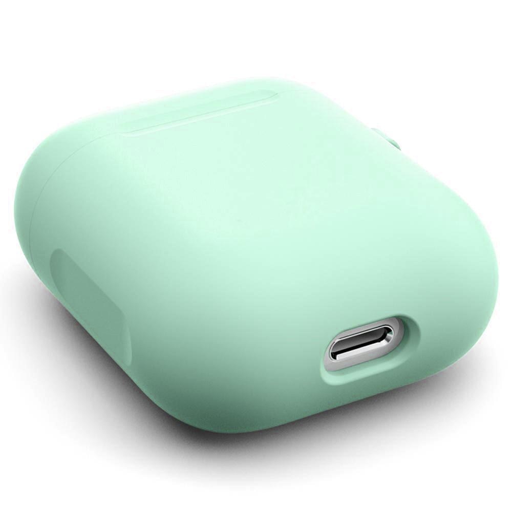 Funda de silicona con mosquetón AirPods Azul