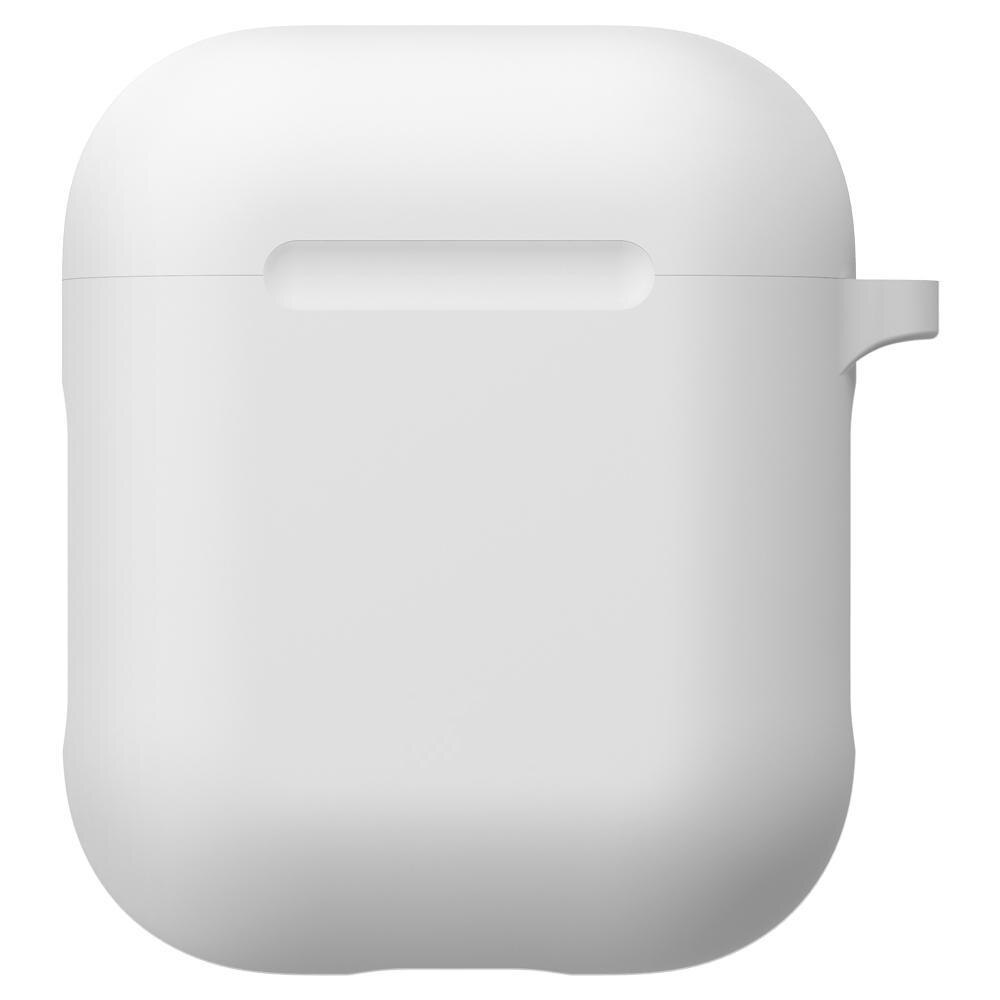 Funda de silicona con mosquetón AirPods Blanco