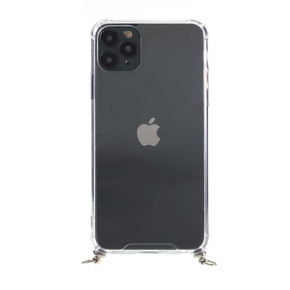 Funda con correa colgante iPhone 11 Pro Max Transparente