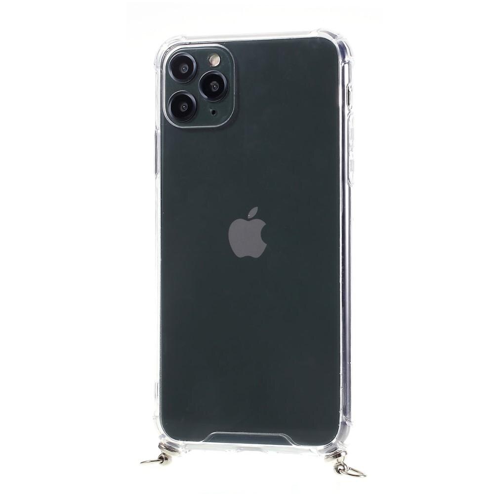 Funda con correa colgante iPhone 11 Pro Max Transparente