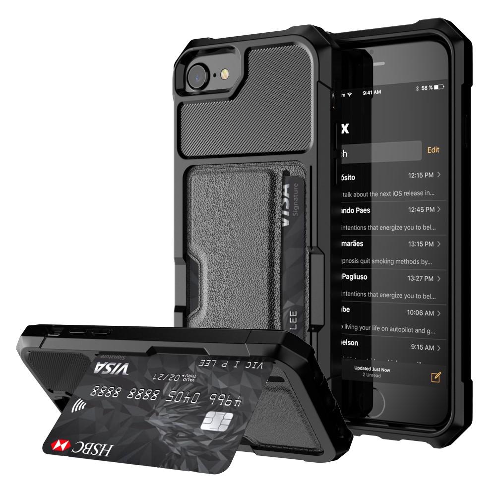 Funda Tough Card Case iPhone 8 negro