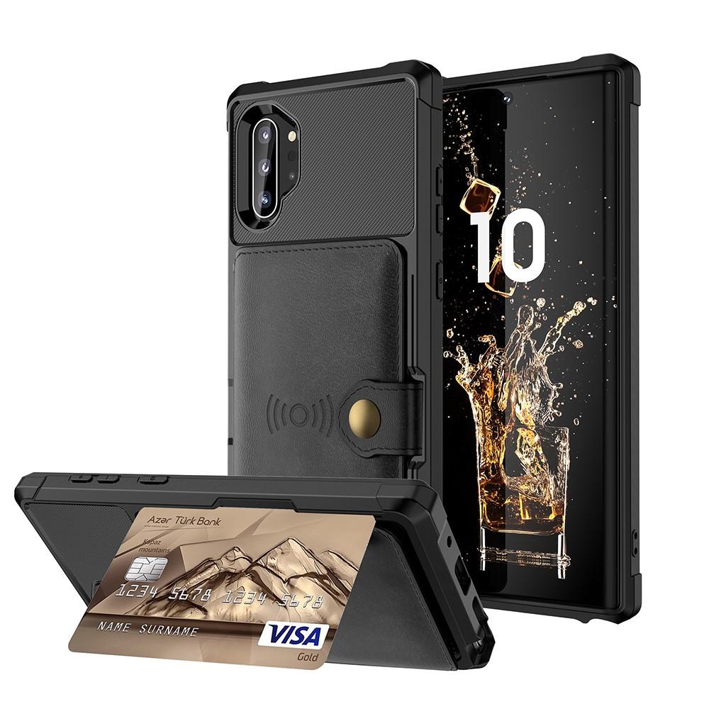 Funda con tarjetero Tough Multi-slot Samsung Galaxy Note 10 Plus Negro