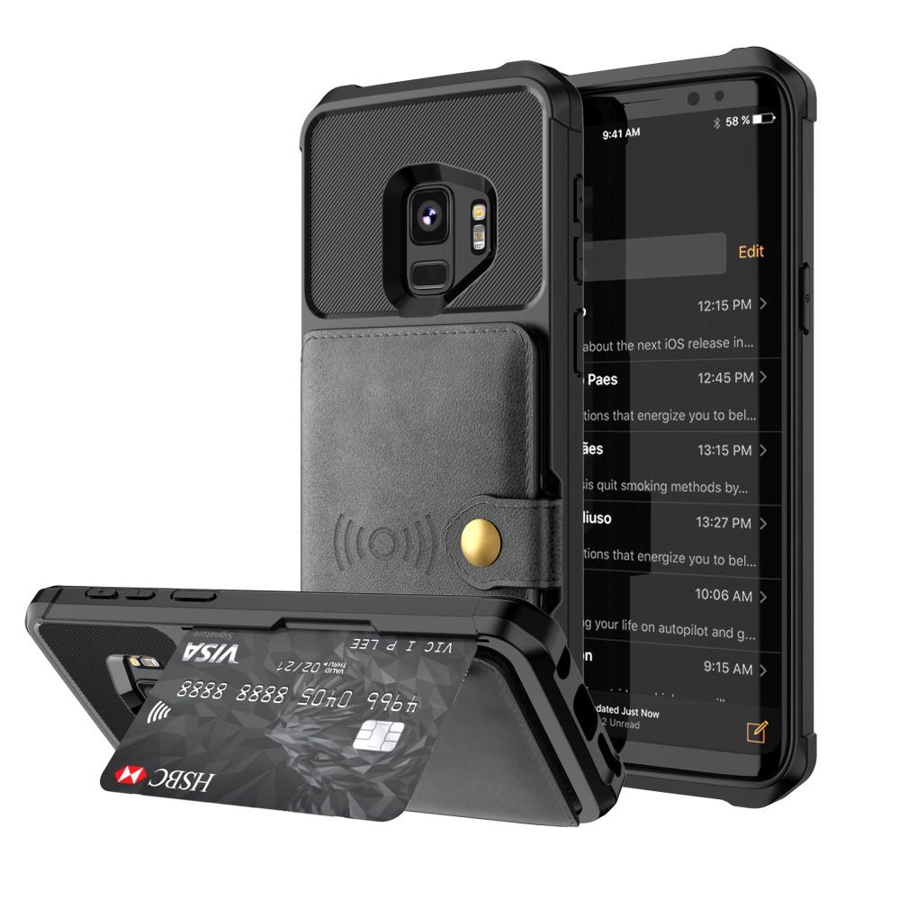 Funda con tarjetero Tough Multi-slot Samsung Galaxy S9 Negro