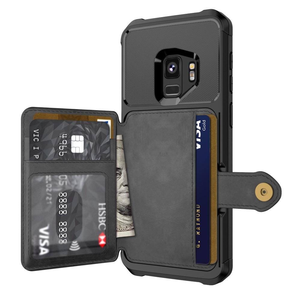 Funda con tarjetero Tough Multi-slot Samsung Galaxy S9 Negro