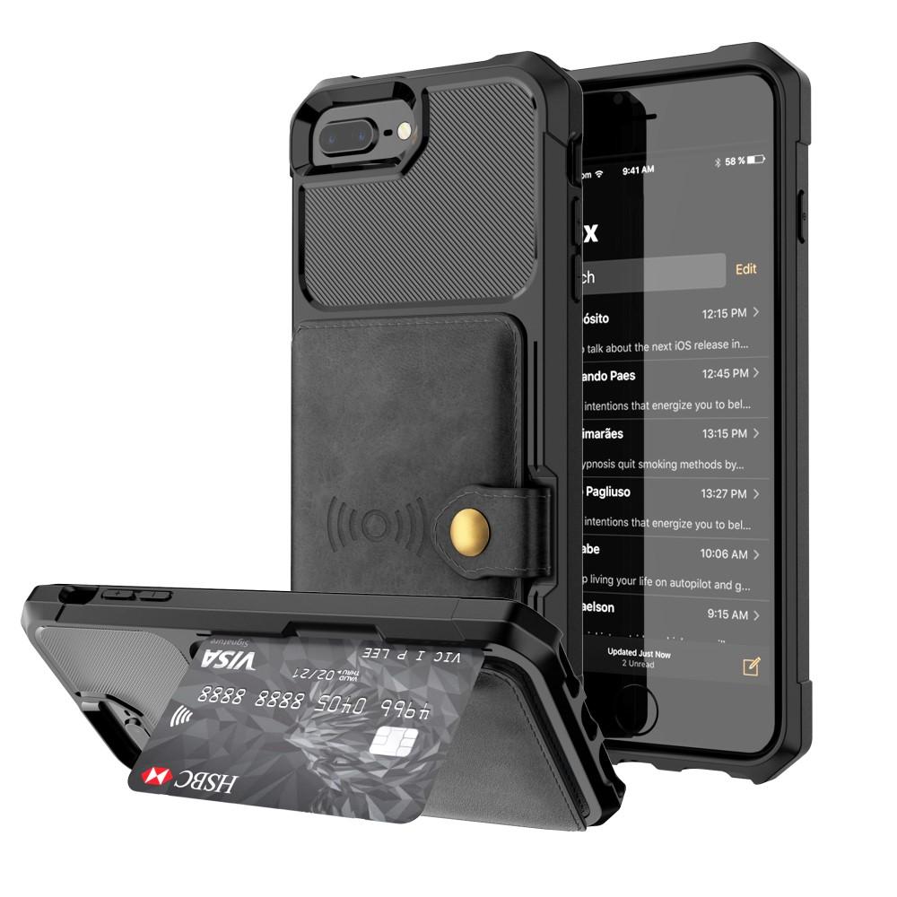 Funda con tarjetero Tough Multi-slot iPhone 7 Plus/8 Plus Negro