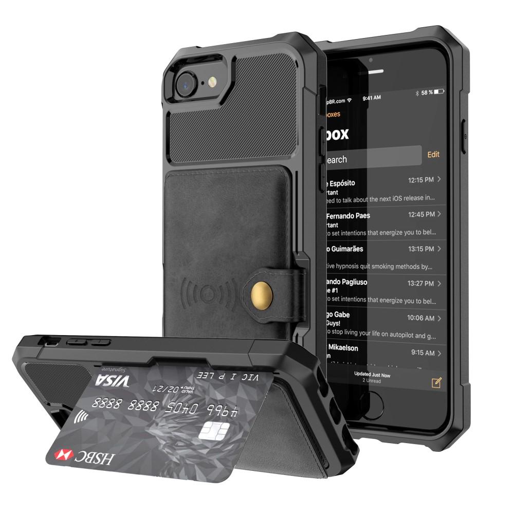 Funda con tarjetero Tough Multi-slot iPhone 6/6s negro