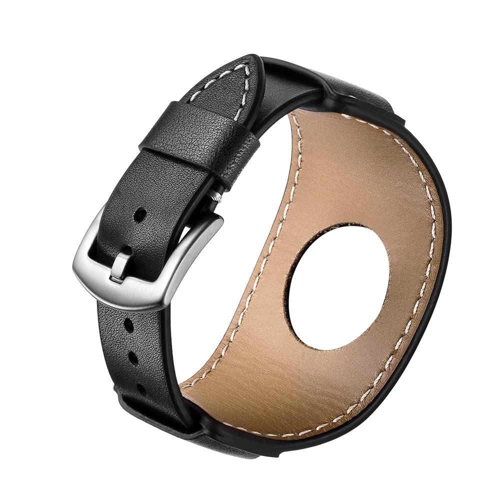 Correa ancha de Piel Apple Watch 42mm negro