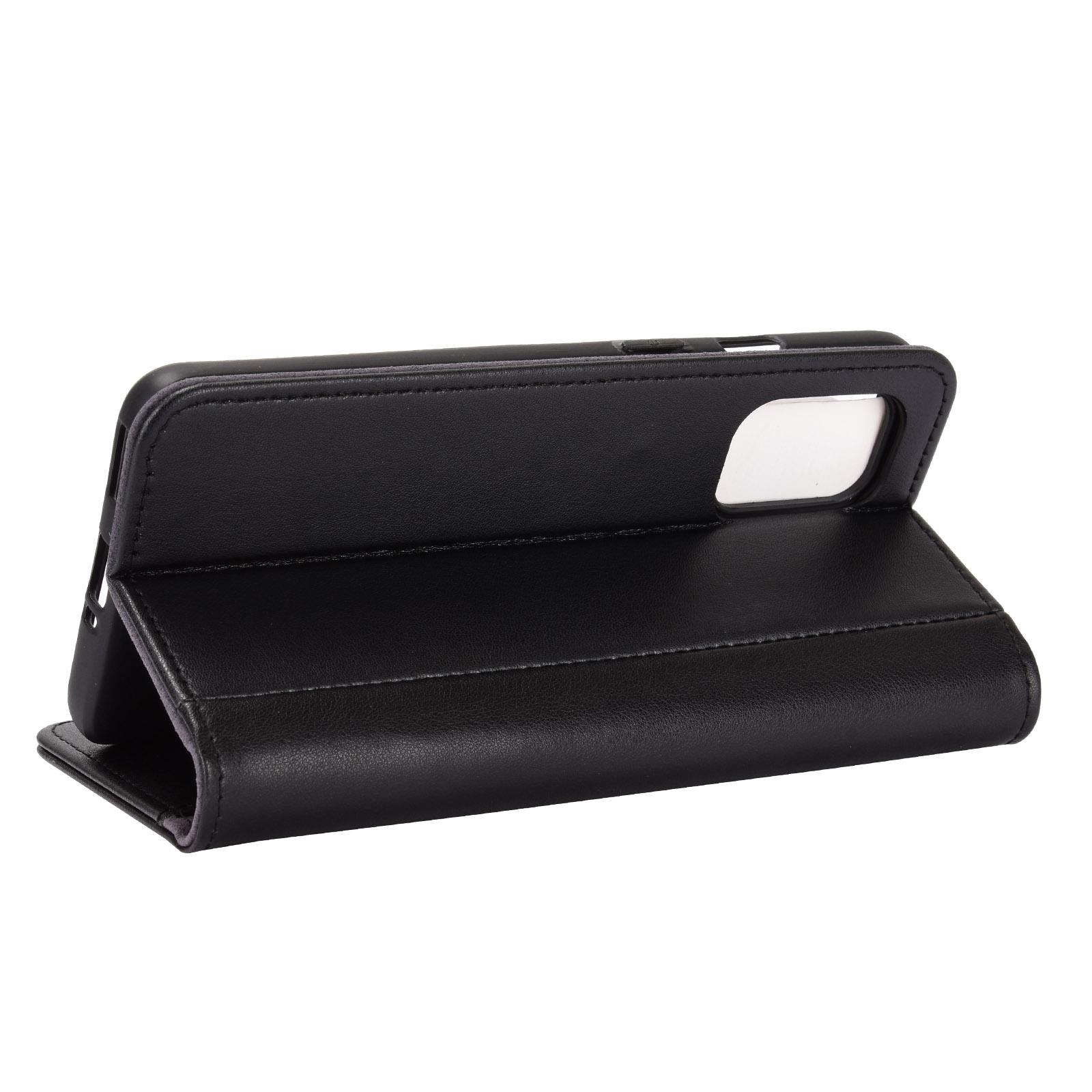 Funda de cuero genuino  OnePlus 8T, Negro