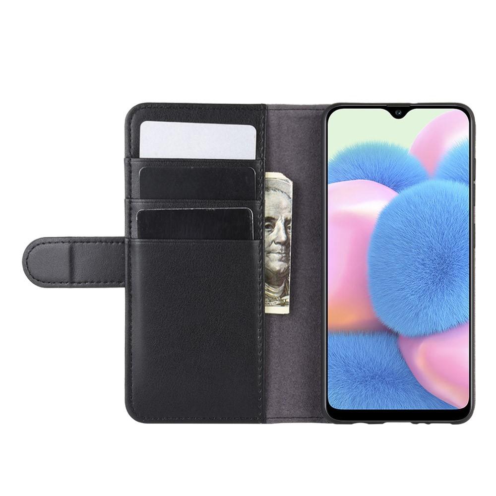Funda de cuero genuino Samsung Galaxy A41, Negro