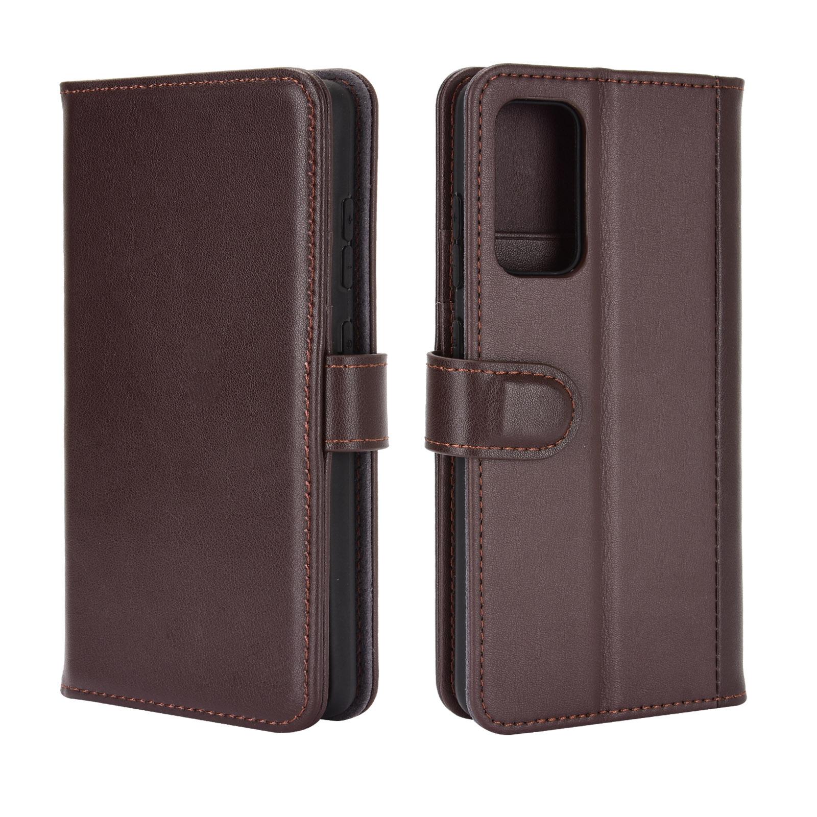 Funda de cuero genuino Samsung Galaxy S20 FE, Marrón