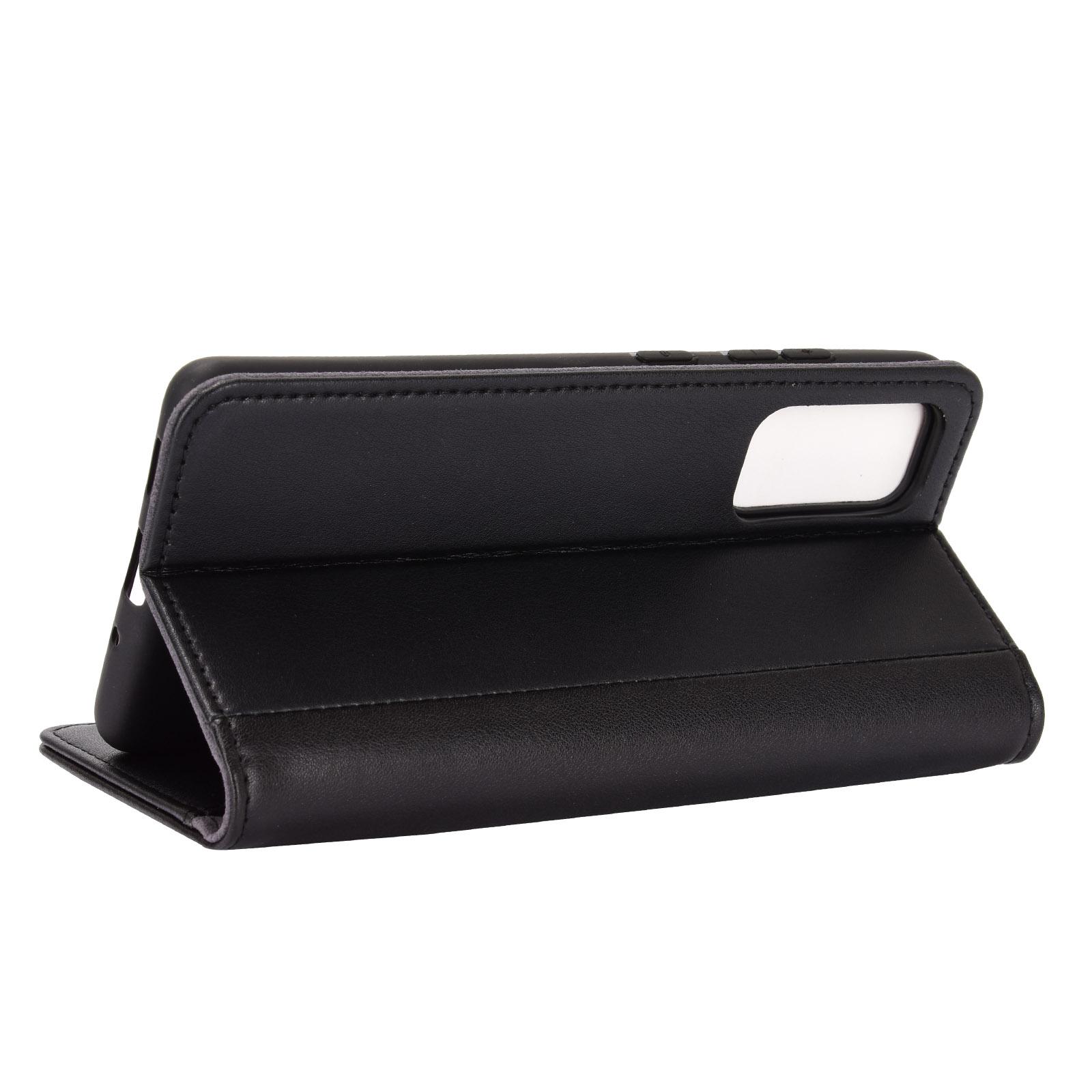 Funda de cuero genuino Samsung Galaxy S20 FE, Negro