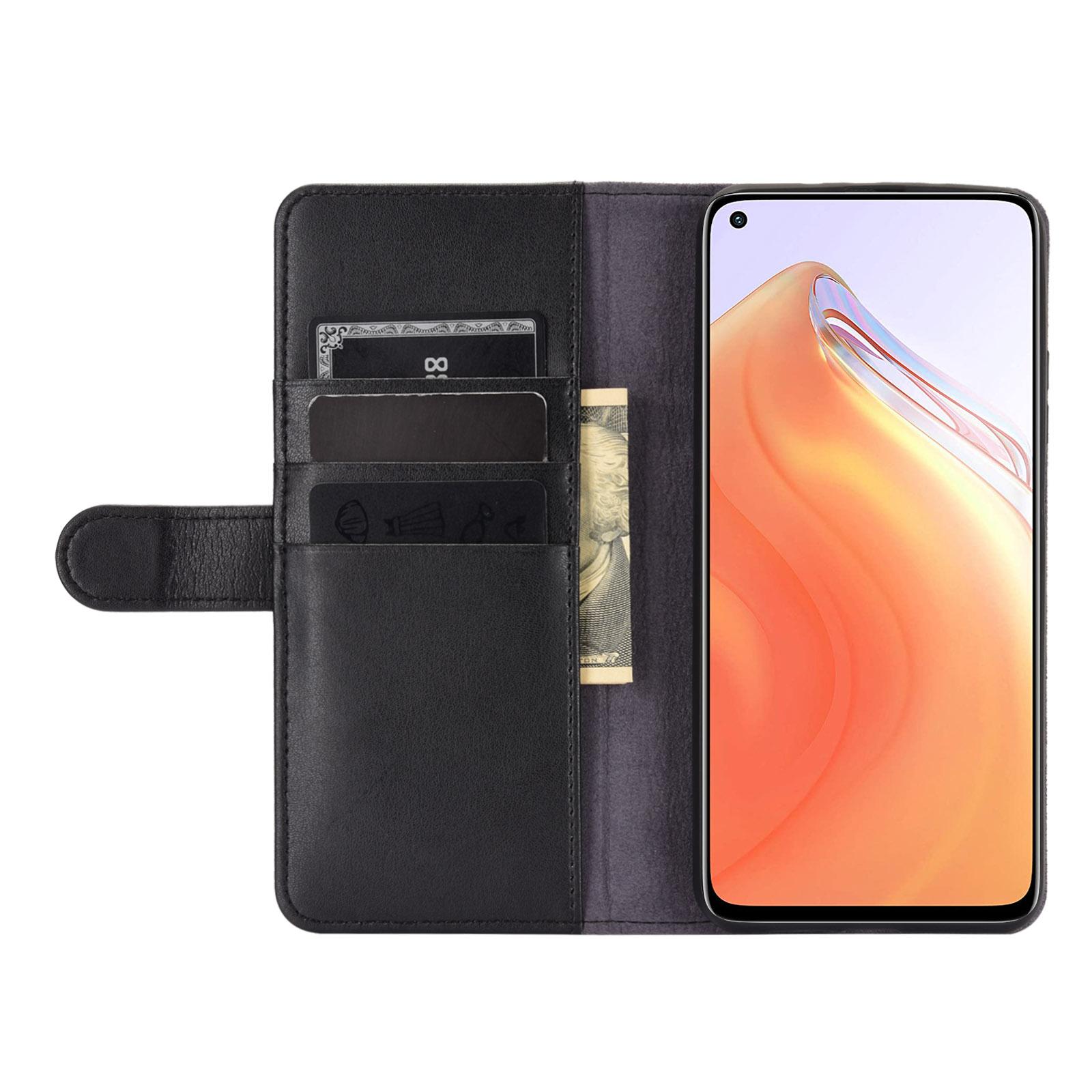 Funda de cuero genuino Xiaomi Mi 10T/10T Pro, negro