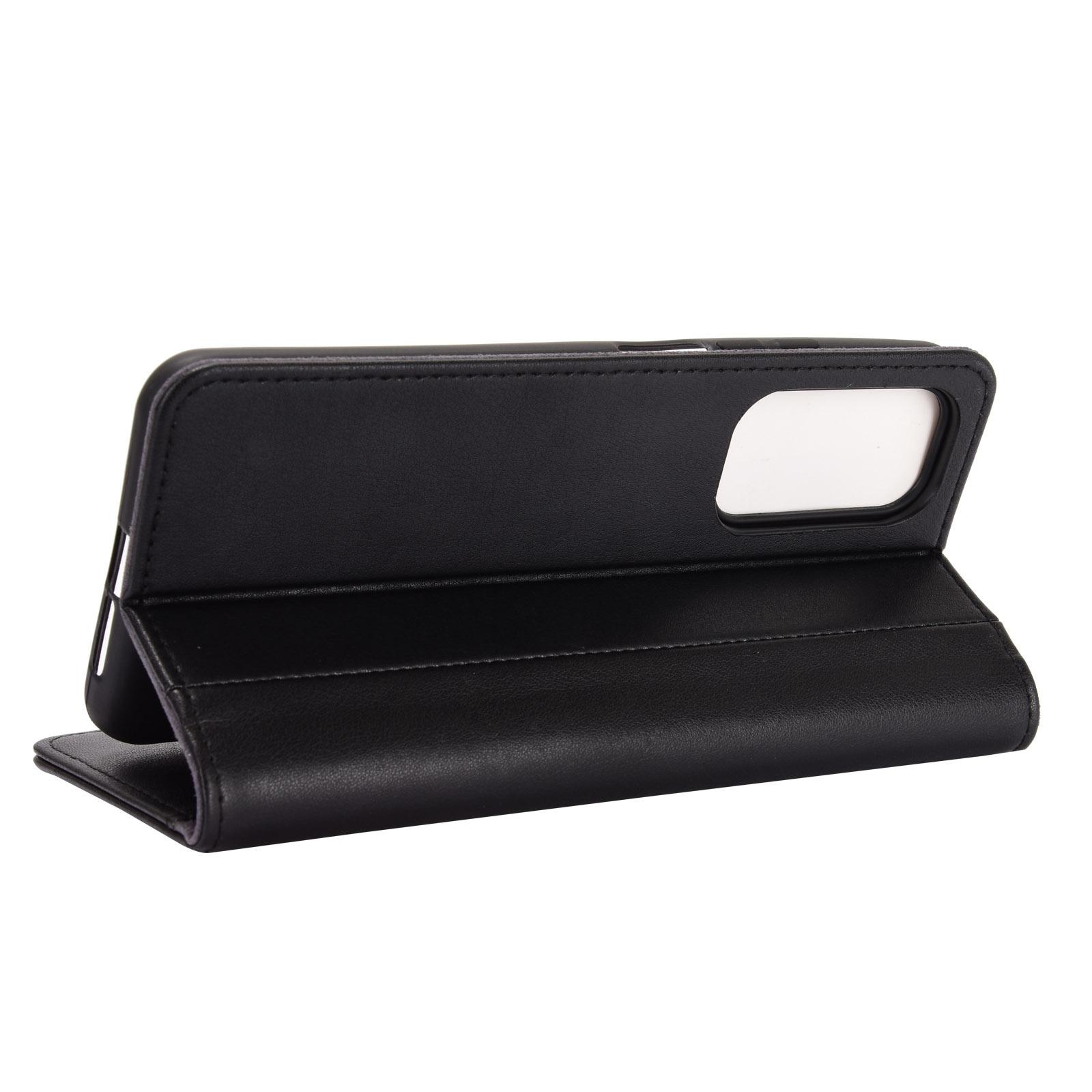 Funda de cuero genuino Xiaomi Mi 10T/10T Pro, Negro