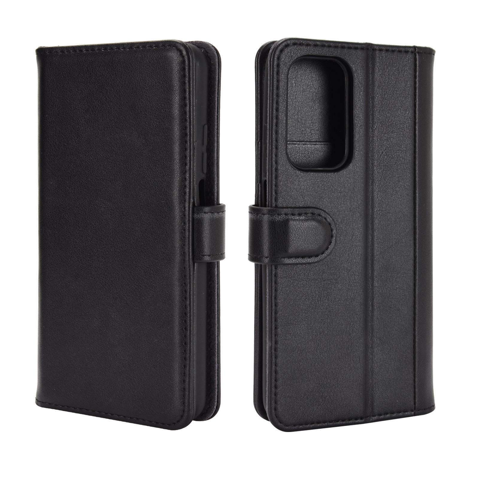 Funda de cuero genuino Xiaomi Mi 10T/10T Pro, negro