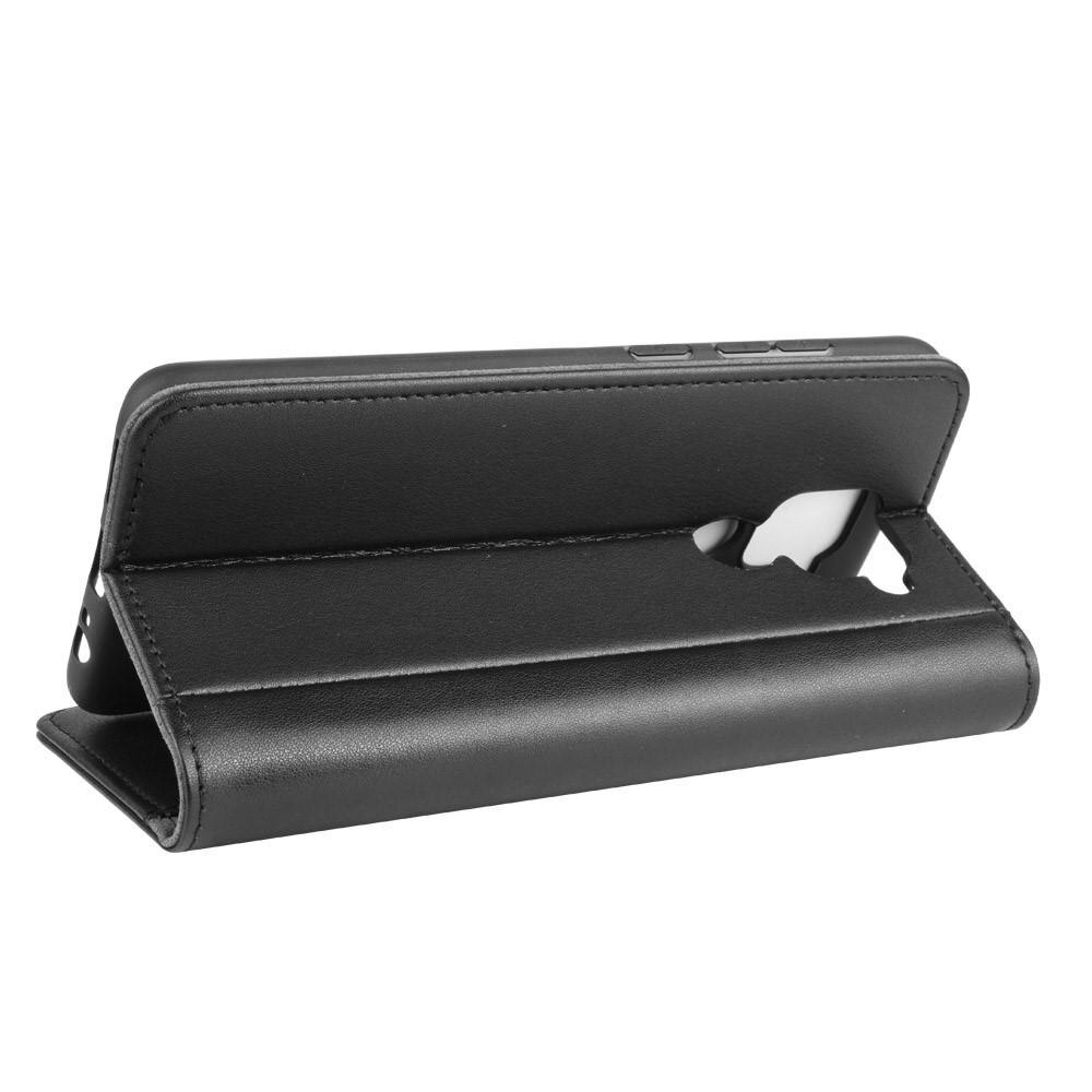 Funda de cuero genuino Xiaomi Redmi Note 9 Pro, Negro