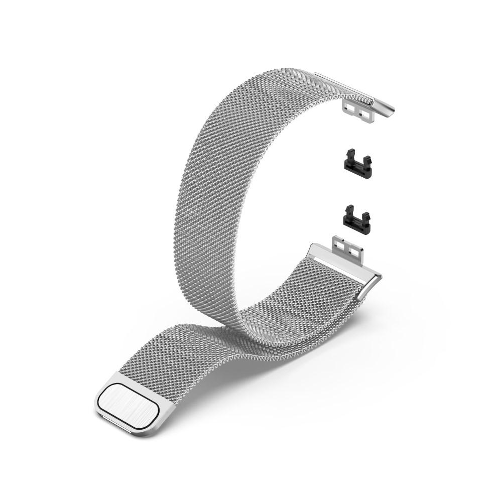 Pulsera milanesa para Huawei Watch Fit, Plata