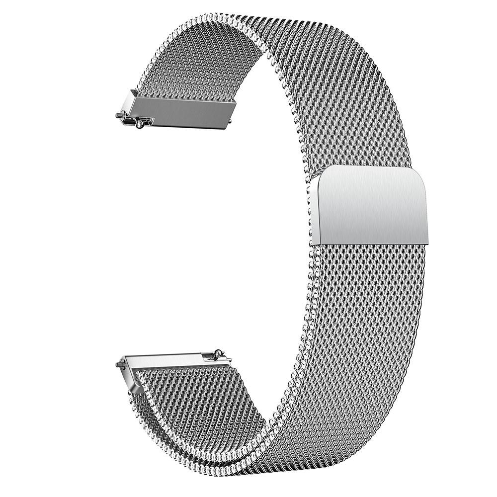 Pulsera milanesa para Huawei Watch GT 3 42mm/Watch GT 2 42mm, Plata