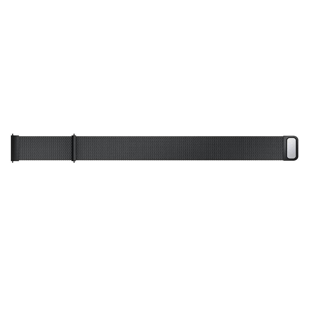 Pulsera milanesa para Huawei Watch GT 2/3 42mm, negro