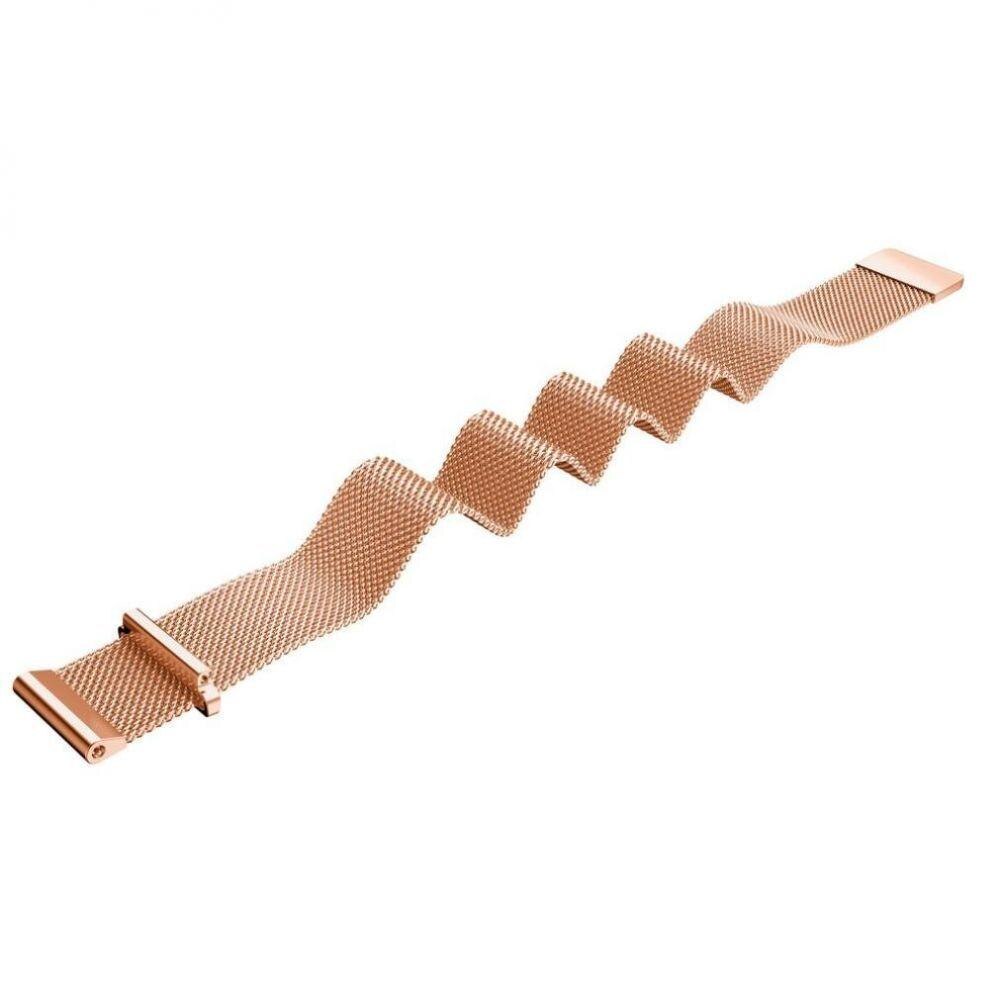 Pulsera milanesa para Samsung Galaxy Watch 3 41mm, Oro rosa