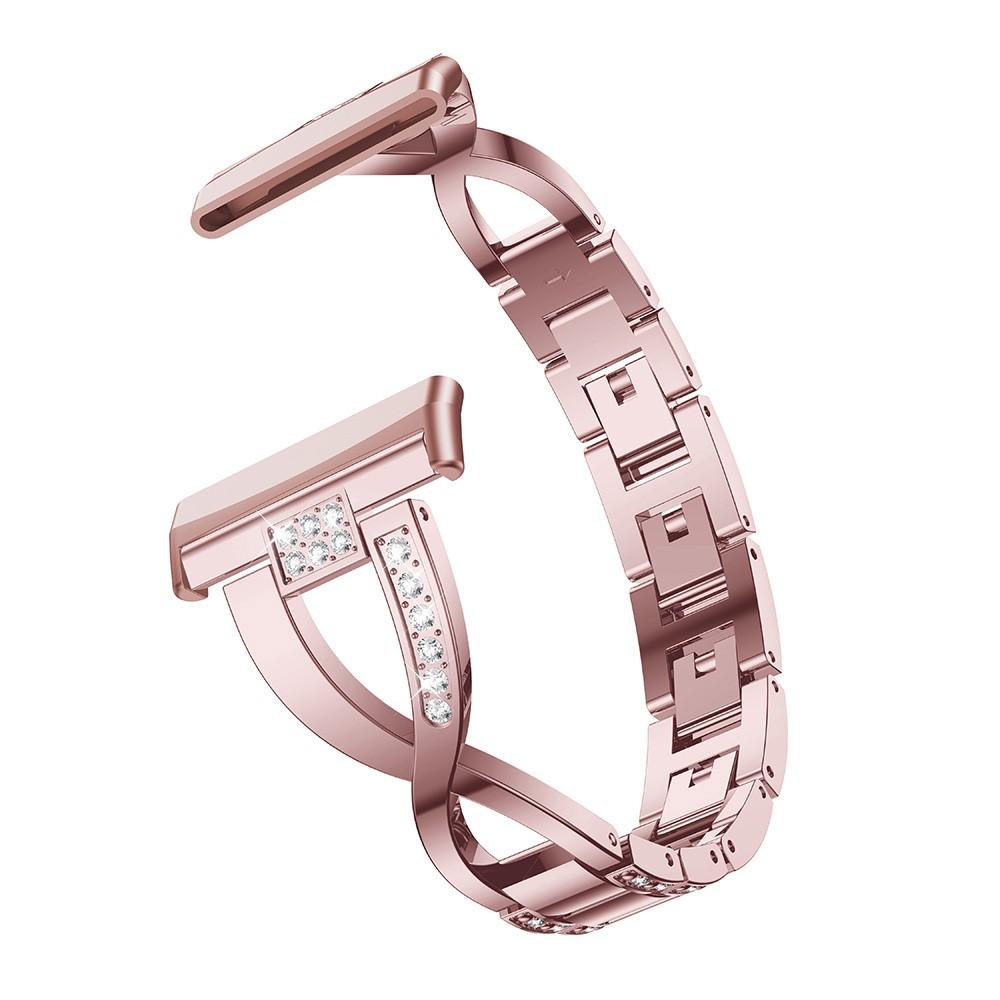 Correa Cristal Fitbit Versa 3/Sense Pink