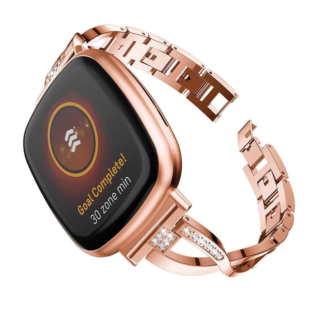 Correa Cristal Fitbit Sense 2 Rose Gold