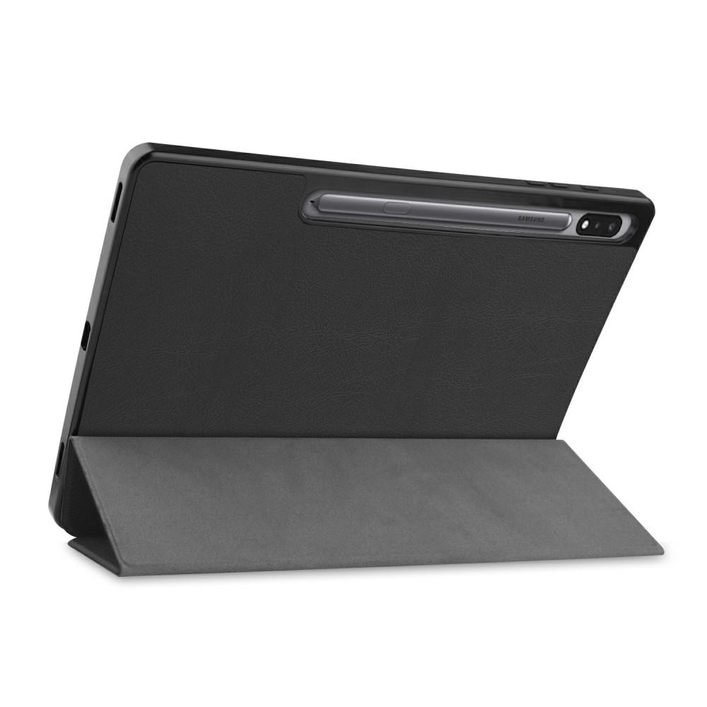 Funda Tri-Fold Samsung Galaxy Tab S7 Plus/S8 Plus 12.4 Negro