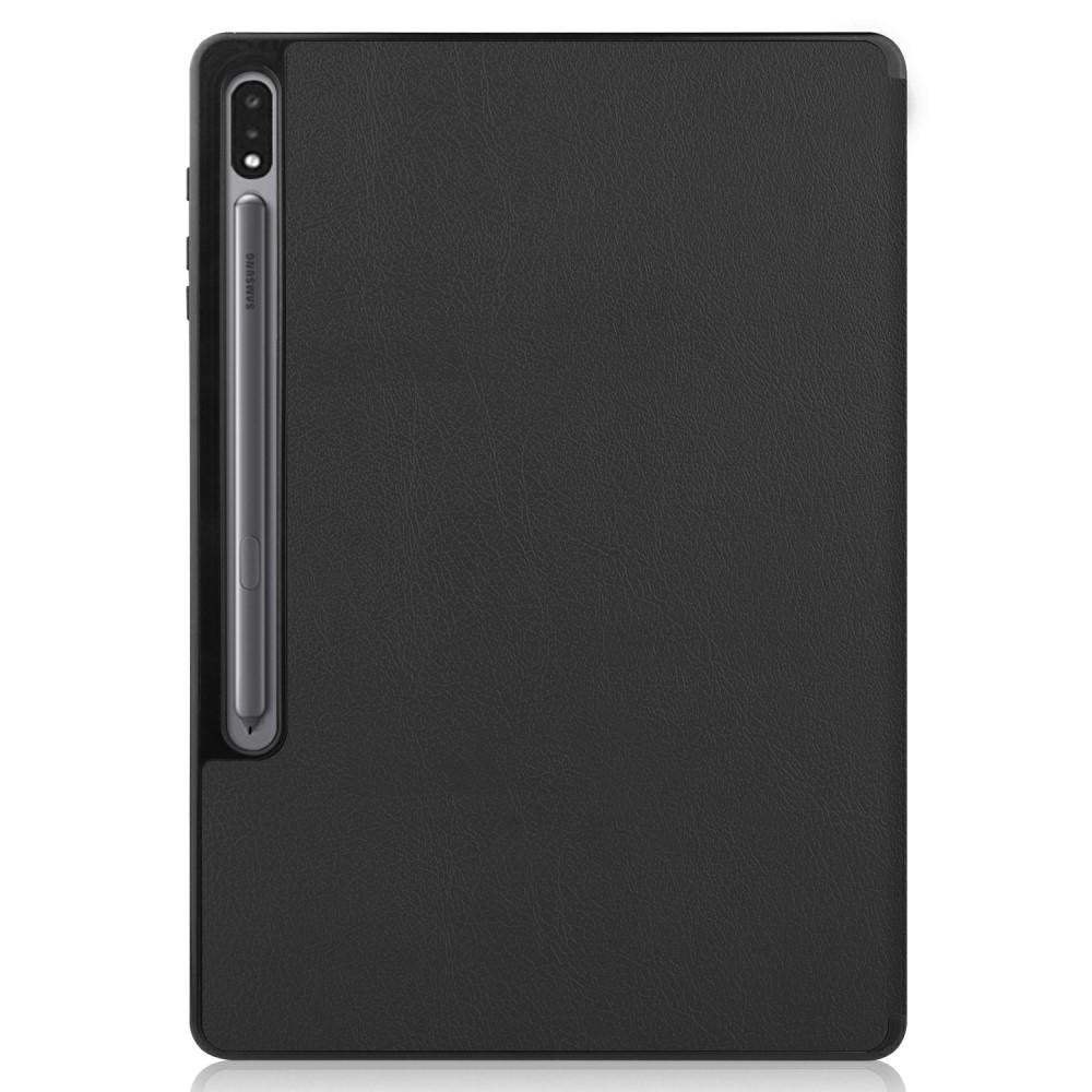 Funda Tri-Fold Samsung Galaxy Tab S7 Plus/S8 Plus 12.4 Negro