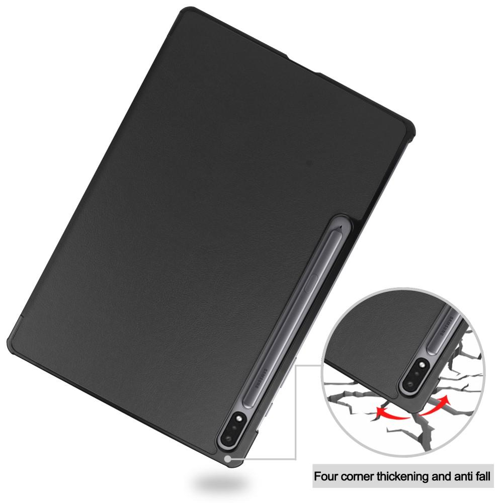 Funda Tri-Fold con portalápices  s Negro