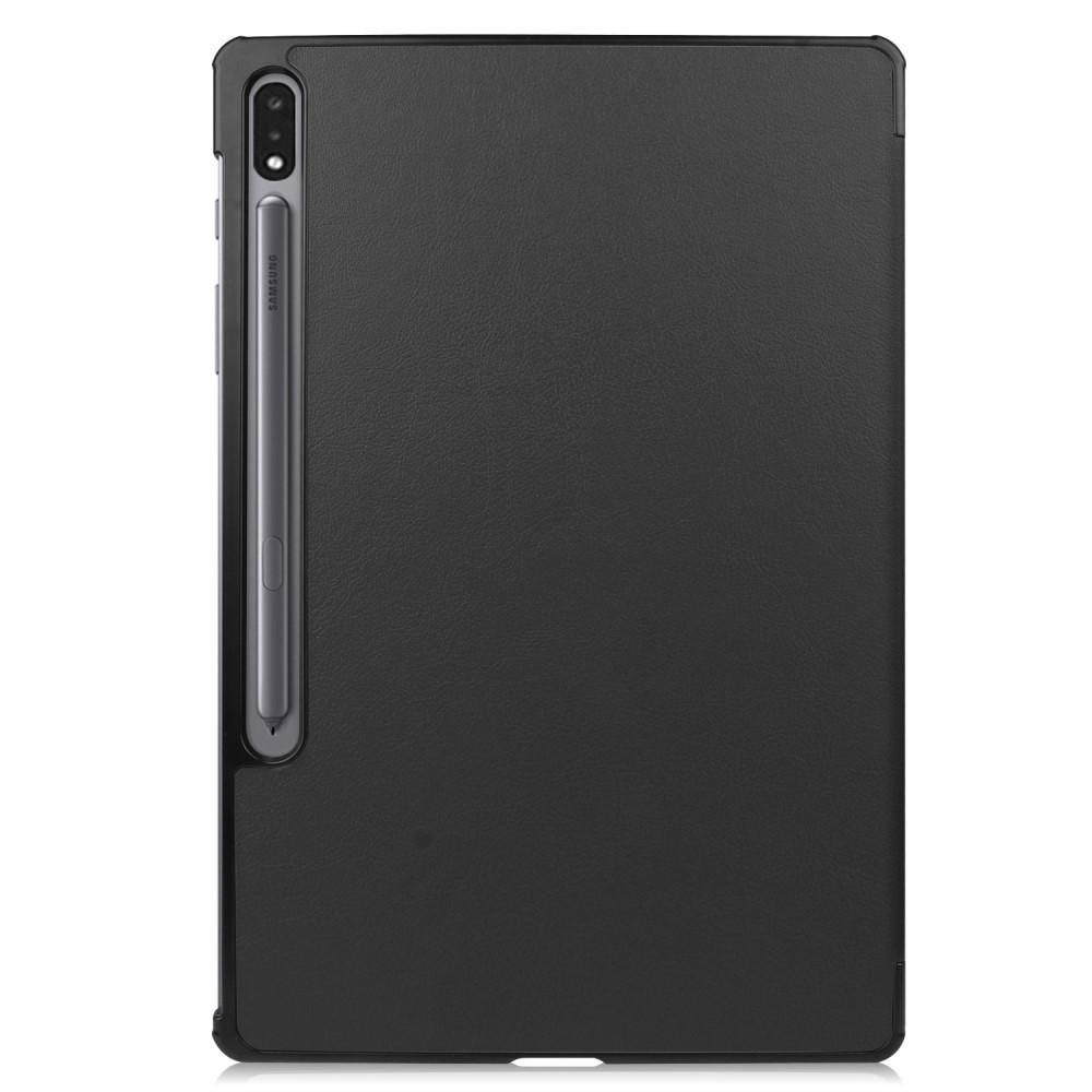 Funda Tri-Fold Samsung Galaxy Tab S7 Plus/S8 Plus 12.4 Negro