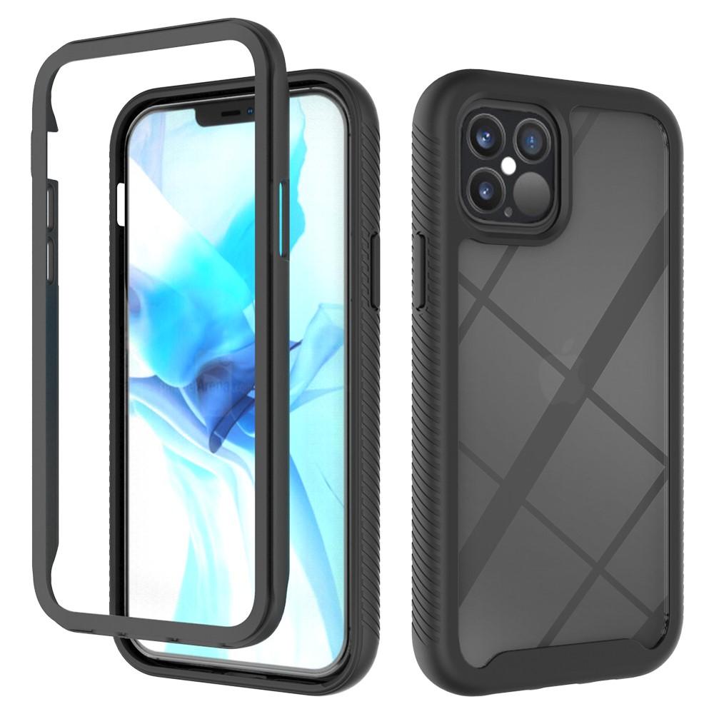 Funda con cobertura total iPhone 12/iPhone 12 Pro Negro